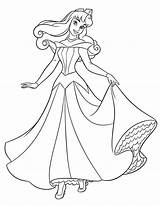 Coloring Sleeping Beauty Princess Printable Disney Pdf Print sketch template