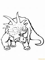 Styracosaurus Dinosaur Pages Coloring Color Printable Dinosaurs sketch template