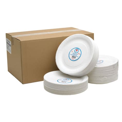 paper plate   white  pack