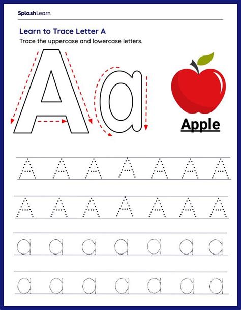 tracing letters worksheets