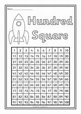 Square Hundred Sparklebox Colouring Sheets sketch template