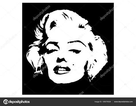 Marilyn Monroe Cartoon Character Marilyn Monroe Vector