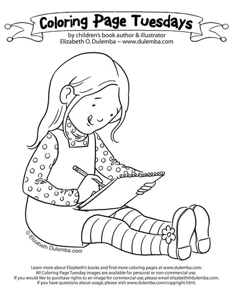 children writing coloring pages coloring pages  kids