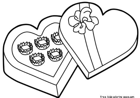 printable valentines day candy coloring pages  kidsfree printable