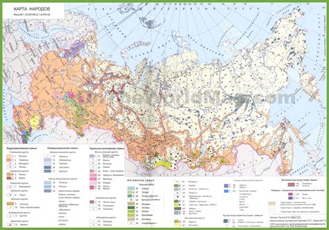 map  ethnic groups  russia