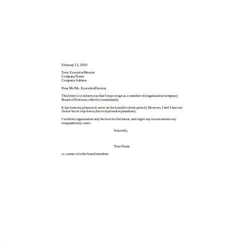 board member removal letter template resume letter