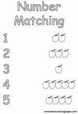 Match Number Coloring Matching Correct Sheet Maths Sheets Mathematics Math Please Print Benscoloringpages Coloringpages Handout Below Click sketch template