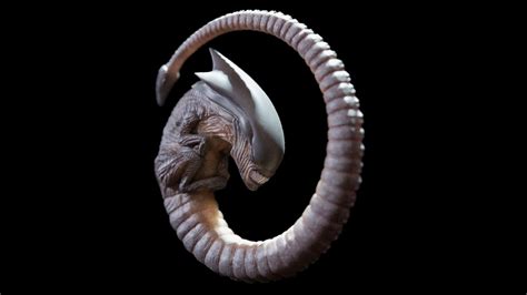 3d printed alien chestburster by nikko3d pinshape