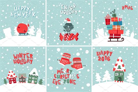 merry christmas illustration illustrator graphics creative market