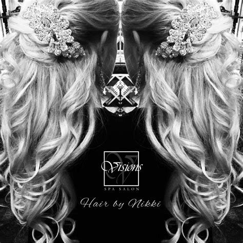 beautiful bridal hair  nikki visions spa
