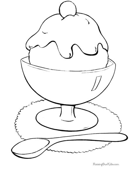 ice cream coloring pages clip art library