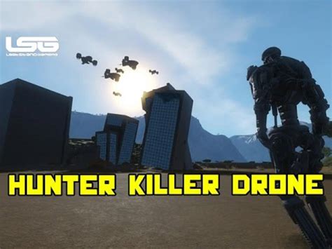 space engineers terminator hunter killer drone youtube