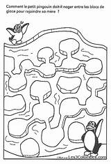 Labyrinthe Gratuit Banquise Hiver Pôle Pole sketch template