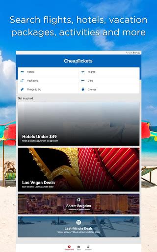 updated cheaptickets hotels flights travel deals pc android app mod