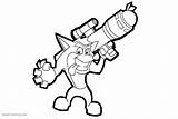 Bandicoot Colouring Bettercoloring W3layouts sketch template