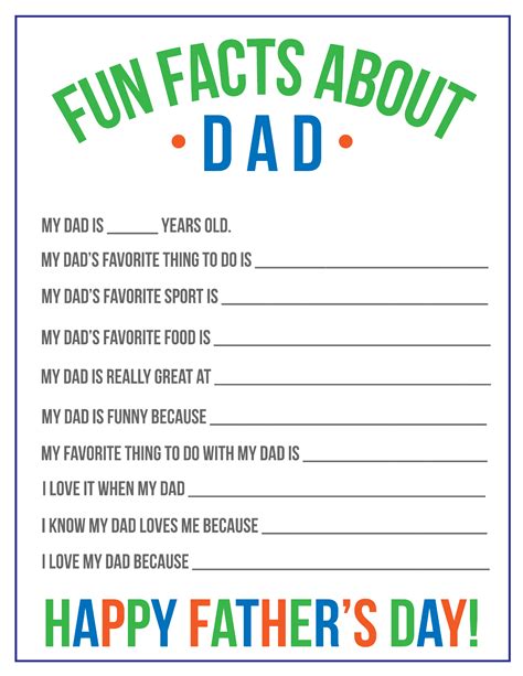 fathers day trivia printable happyfatherdays