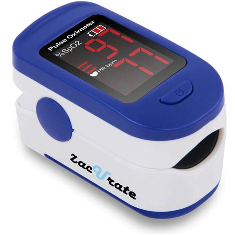 buy zacurate bl fingertip pulse oximeter blood oxygen saturation
