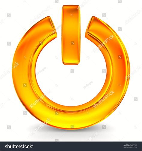 power sign  white background isolated  image stock photo  shutterstock