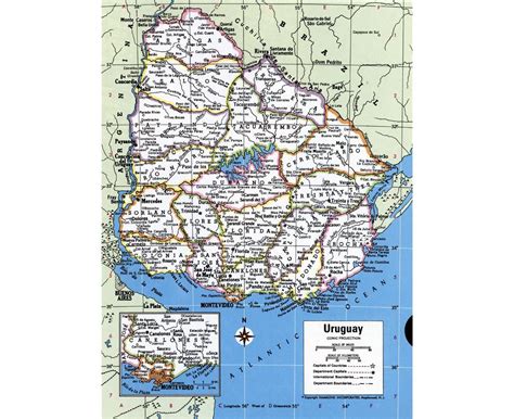 maps of uruguay collection of maps of uruguay south america