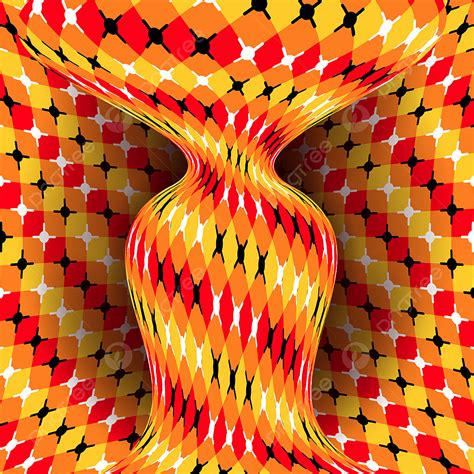 illusion vector optical  art rotation dynamic optical effect psychedelic swirl illusion