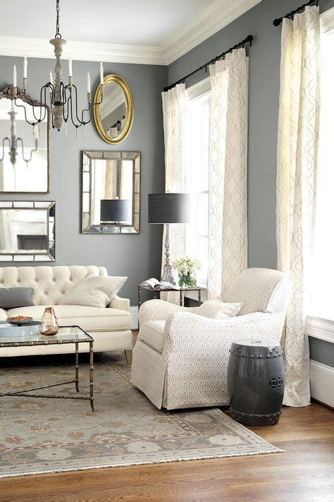 hang drapes   decorate living room colors country