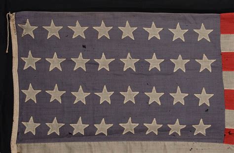 32 stars a very rare star count flag at 1stdibs