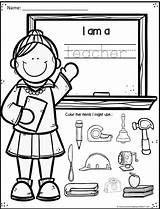 Worksheets Worksheet Helpers Prek Preschoolplayandlearn Occupations sketch template