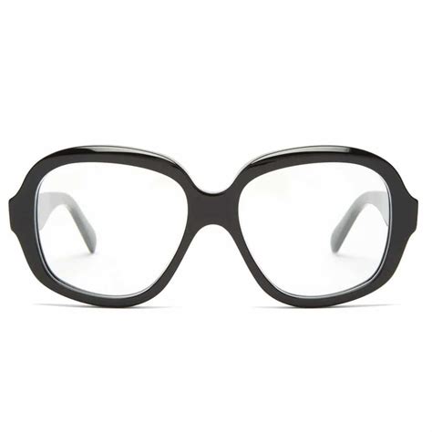 celine eyewear brampton oversized round frame acetate glasses cl500561