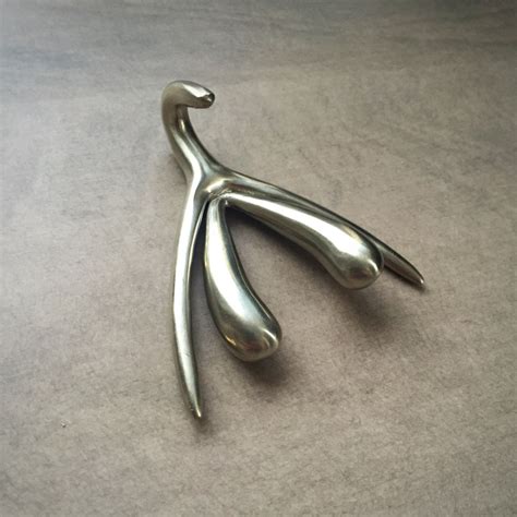 internal clitoris in white bronze