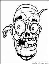 Coloring Pages Scary Zombie Halloween Masks Mask Zombies Printable Popular Coloringhome Library Clipart sketch template