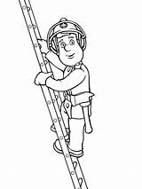 Sam Ladder Fireman Climbing Colouring Pages Coloring Coloringpage Ca Brandweerman Kleurplaten Colour Check Category sketch template