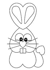 rabbit coloring pages  kids