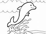 Dolphins Getdrawings Scribblefun Ocean Draw Coloringpages234 sketch template
