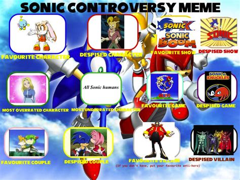 Sonic Controversy Meme By Prettyshadowj28 On Deviantart