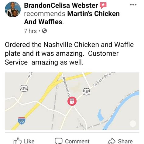 martins chicken  waffles home goodlettsville tennessee menu prices restaurant