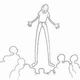 Tall Man Outline Very Too sketch template