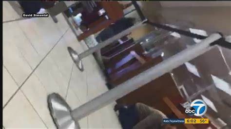 Terrifying Attempted Bank Robbery Caught On Camera Abc7 Los Angeles