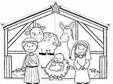 Presepe Colorare Ritagliare Nativita Pastori Mamma Natale Sagome Personaggi Pianetamamma Casalinga Esempio sketch template