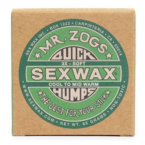 Mrand Zogs Sex Wax Surf Wax 85g Green Cool To Mid Warm Uk