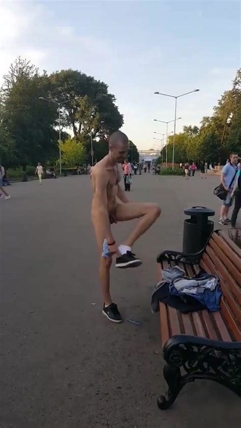 russian guy gets naked in front of the crowd gay porn f1