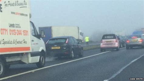 about 40 vehicles in m40 fatal crash in oxfordshire bbc news