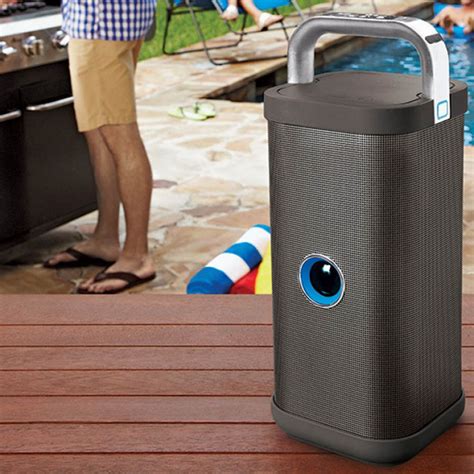big blue party indoor outdoor speaker wireless  water resistant
