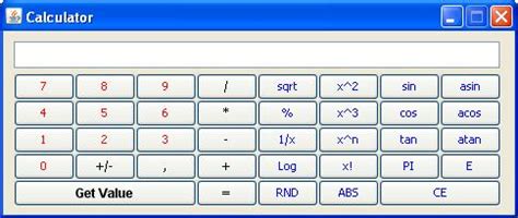 scientific calculator  java design corral
