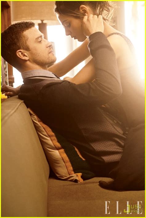 Justin Timberlake And Mila Kunis Cover Elle August 2011 Justin