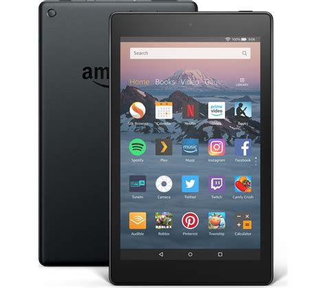 amazon fire hd  tablet   gb black deals pc world