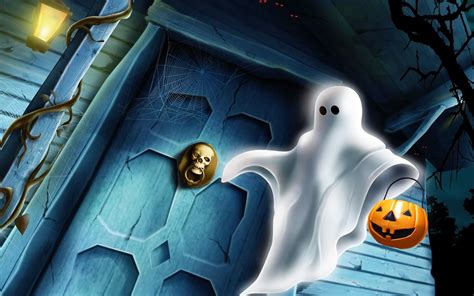 wallpaper halloween pumpkin ghost downloadfycom