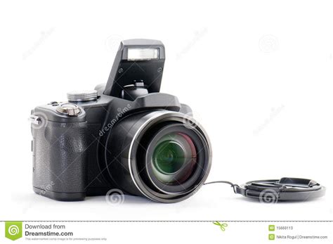 digital superzoom camera stock image image  flash
