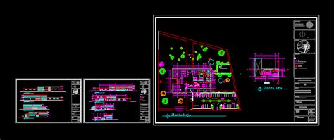 State Public Library Dwg Plan For Autocad • Designs Cad