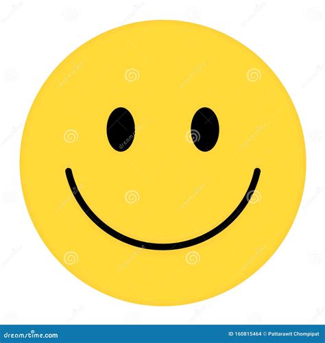 smiley emoticon happy face stock vector illustration