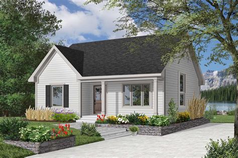 plan dr compact country bungalow cottage style house plans bungalow house plans small